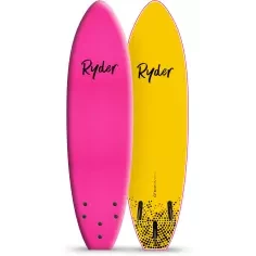 Tabla de surf softboard Ryder Apprentice Thruster Pink