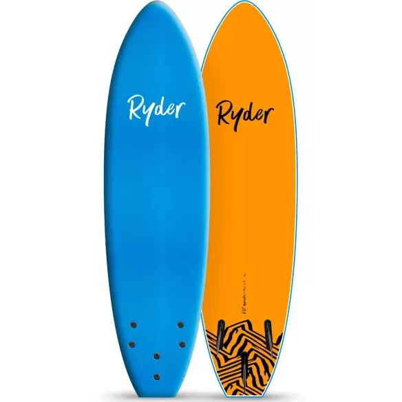 Tabla de surf softboard Ryder Apprentice Thruster Az Blue