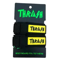 Sujeta aletas Thrash V-Grip Black Logo Yellow