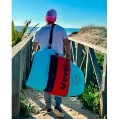 Funda de bodyboard Thrash Daily retro Aqua Blue/Red 2