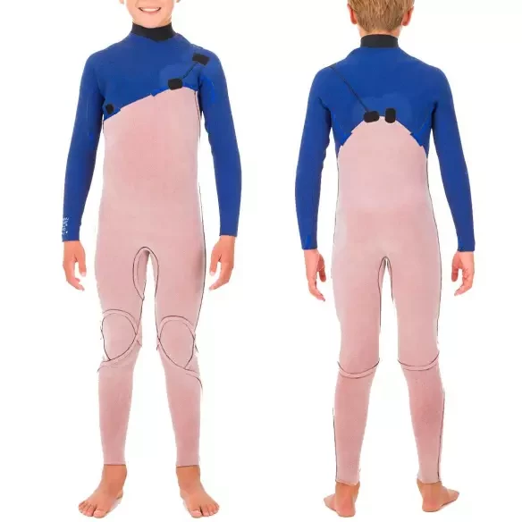 Fato Surf Rip Curl Flash-Bomb 4/3mm Chest Zip Junior 4Wild Berry