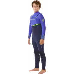 Wetsuit Rip Curl Flash-Bom 4/3mm Chest Zip  Junior 4Wild Berry 2