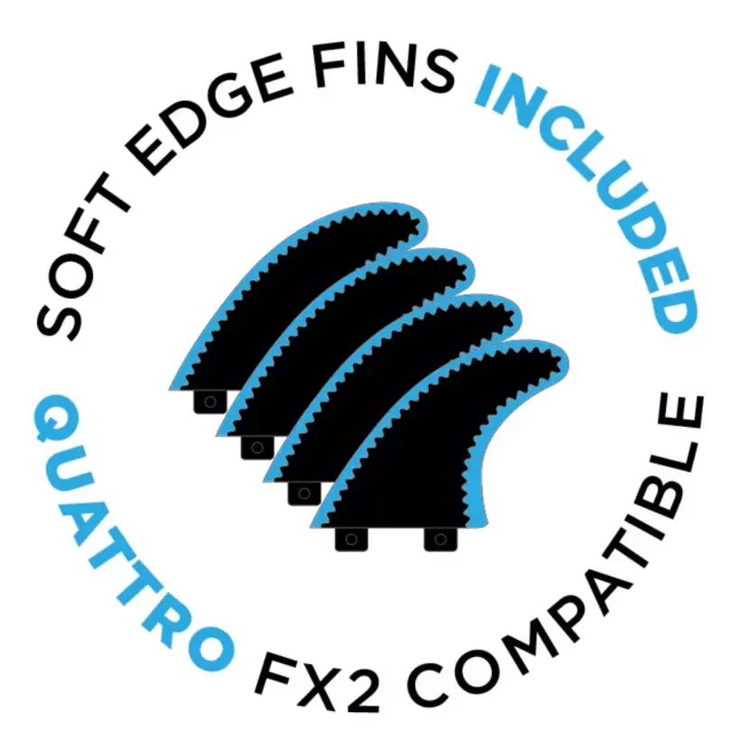 Planche de surf Softboard MDNS Eps Core Quad Fish