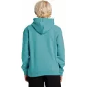 Sudadera Quiksilver big logo turquesa Junior
