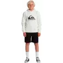 Sudadera Quiksilver big logo Beige Junior