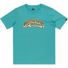 Quiksilver BUBBLE ARCH turquesa Junior T-shirt