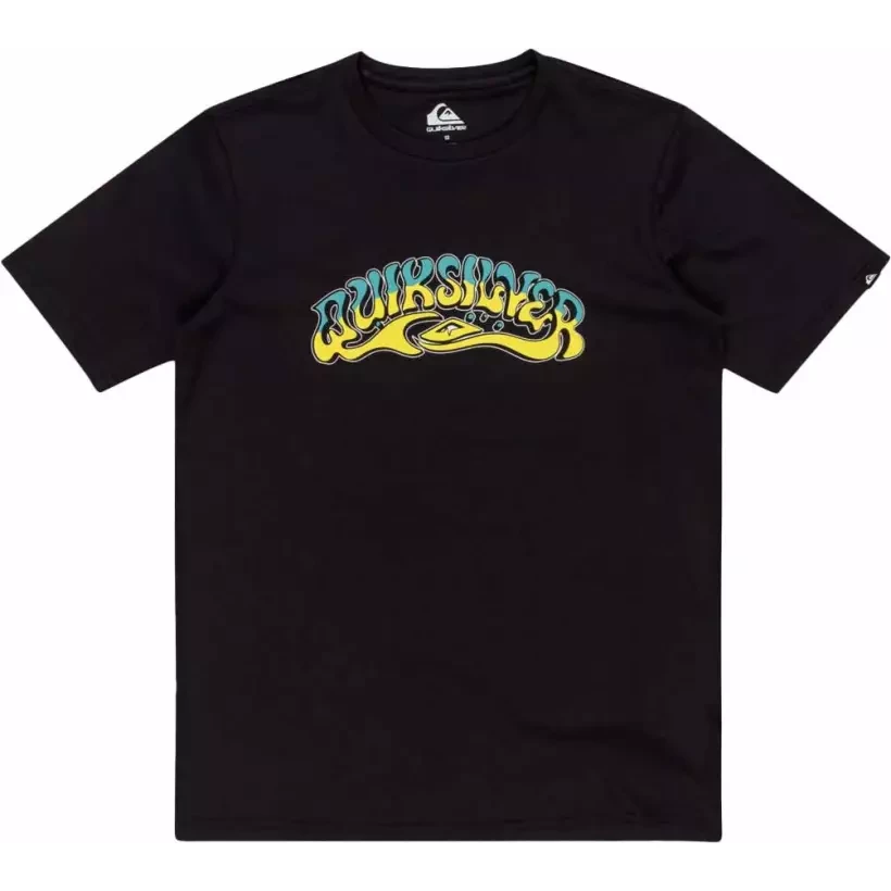 Maglietta Quiksilver BUBBLE ARCH black  Junior