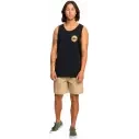 T-shirt quiksilver Long Fade black