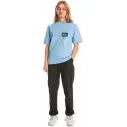 Camiseta Quiksilver Back Flash Hydrangea Junior