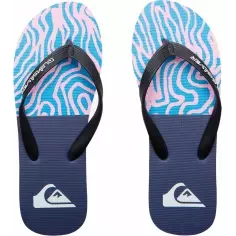 Tongs Quiksilver Molokai Art Black/Blue/Pink