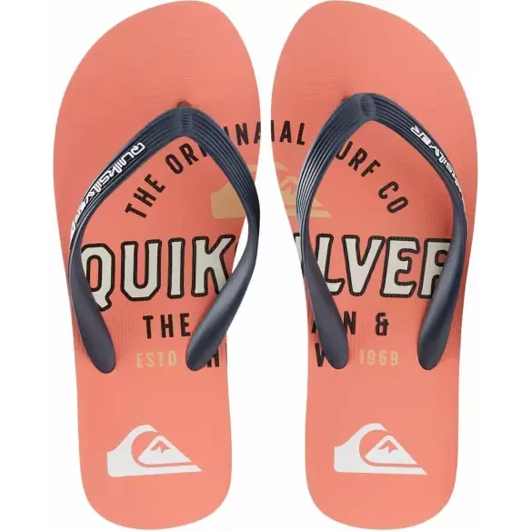 Infradito Quiksilver Java art azul/rosa/Beige