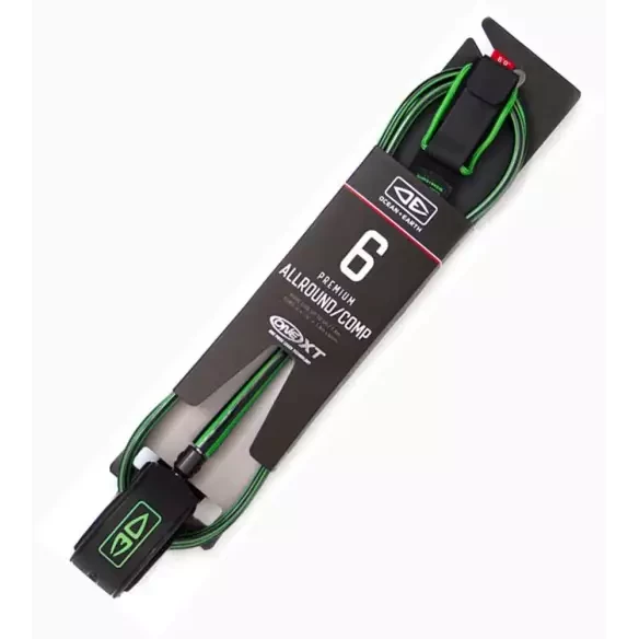 Leash von Ocean & Earth Comp One XT Allround/Comp Lime