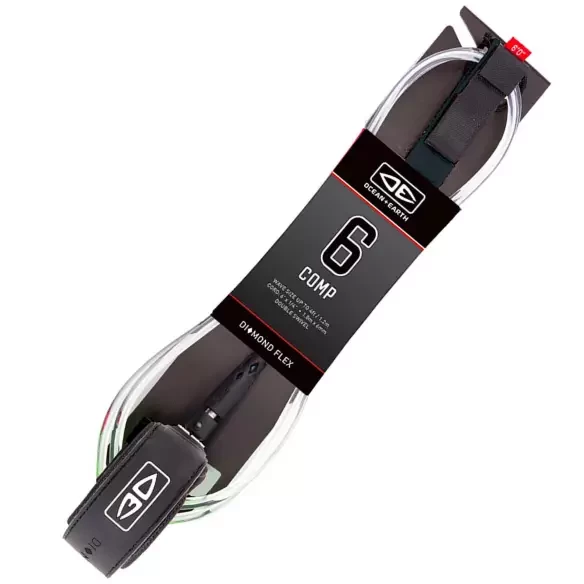 Leash Von Ocean & Earth Diamond Flex Comp Black/Clear
