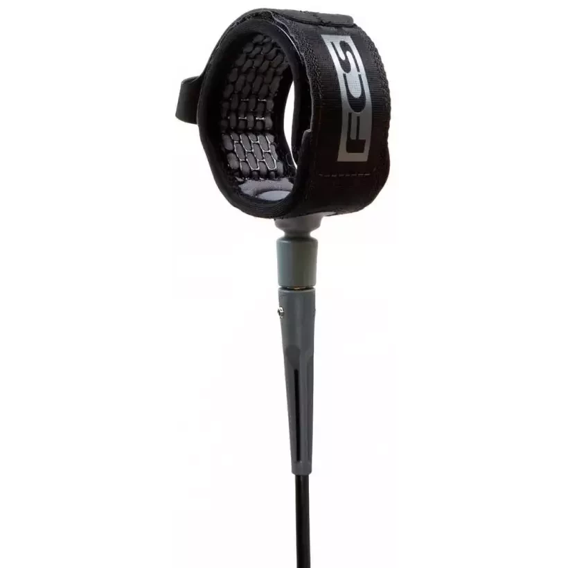FCS Longboard Leash Black