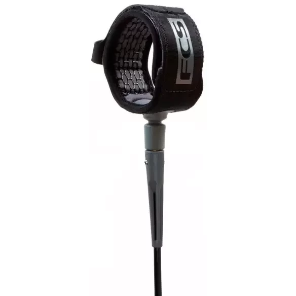 FCS Longboard Leash Black