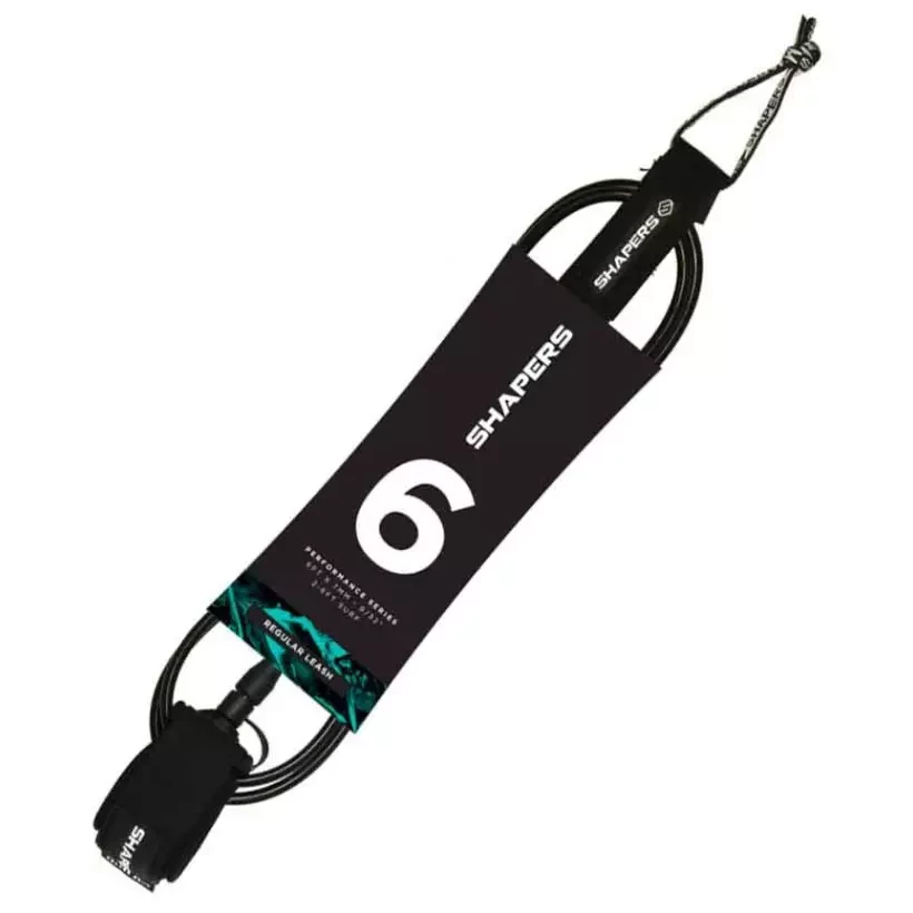 Leash de surf Shapers Regular Black