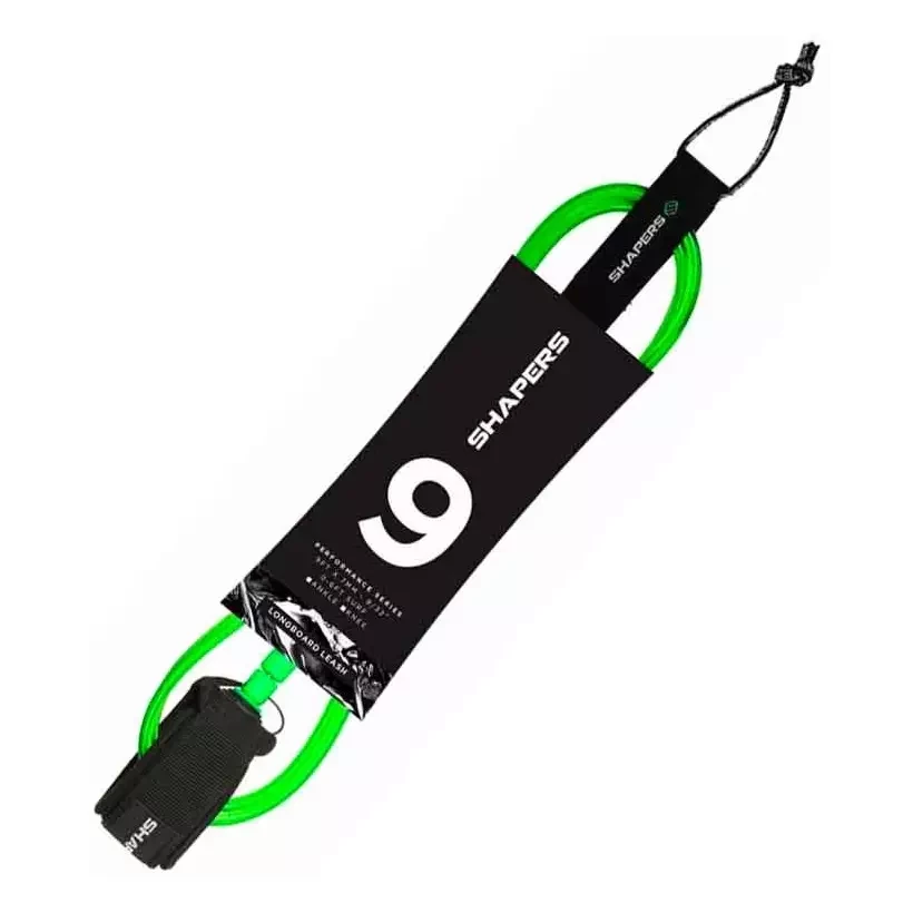 Leash surf Shapers Longboard Lime