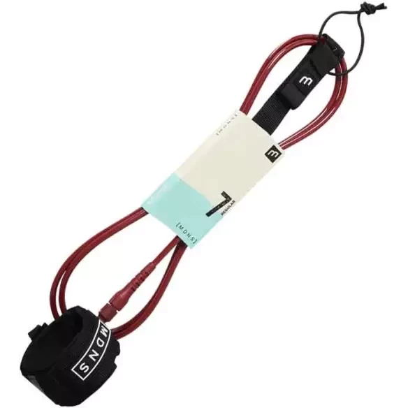 Leash de surf MDNS Longboard Ankle Garnet