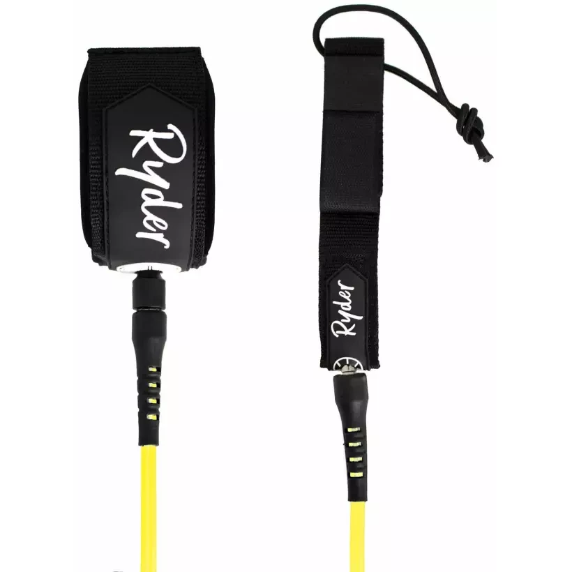 Ryder Surfboard Leash Yellow
