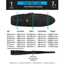 Capas de surf Creatures Day Use Fish DT2 Black