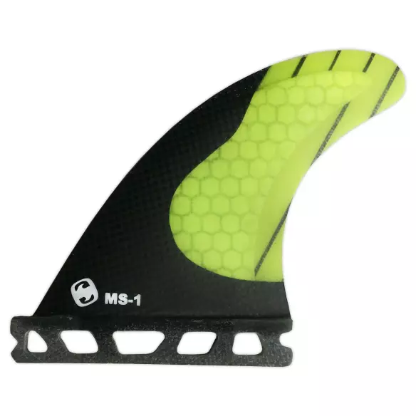 Pinne Mondo-Surf MS-1 Carbon Single Tab Yellow