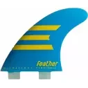Quilhas surf Feather Ultralight Epoxy HC Blue