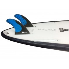 Quillas quad-rears Mundo-Surf MS-1 Carbon Single Tab Blue 2
