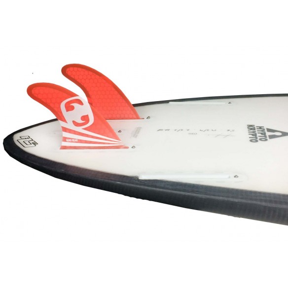 Quilhas Mundo-Surf MS-1 Corelite quad rear Single Tab Red