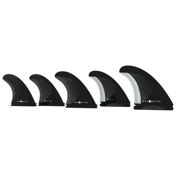 Quilhas surf Endorfins KS1 Tri-Quad Black
