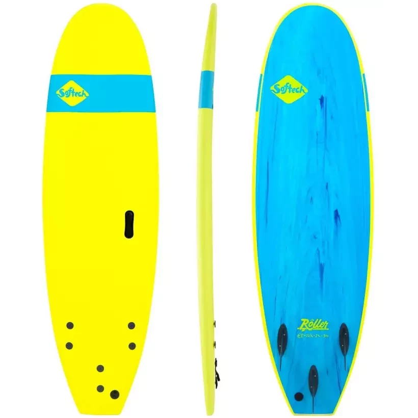 Tabla de surf Softech Roller Yellow/ Blue