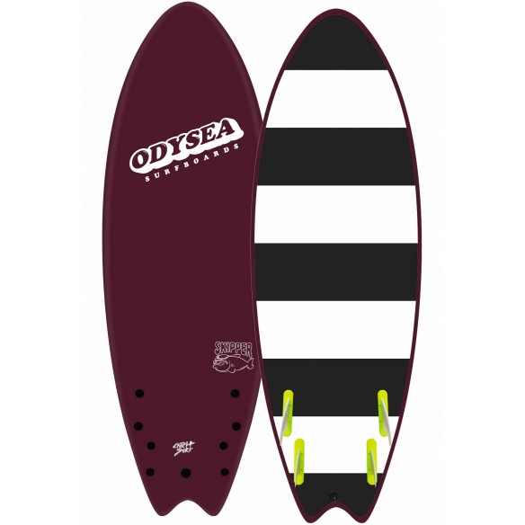 Softboard Catch Surf Skipper Quad Maroon