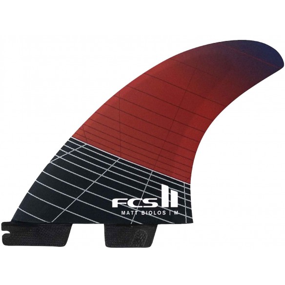 Quilhas surf FCSII Matt Biolos PCC Red