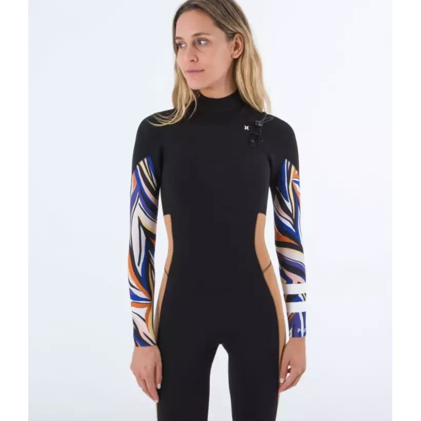 Traje Neopreno Hurley Plus Womens 4/3mm Printed Aurora Green