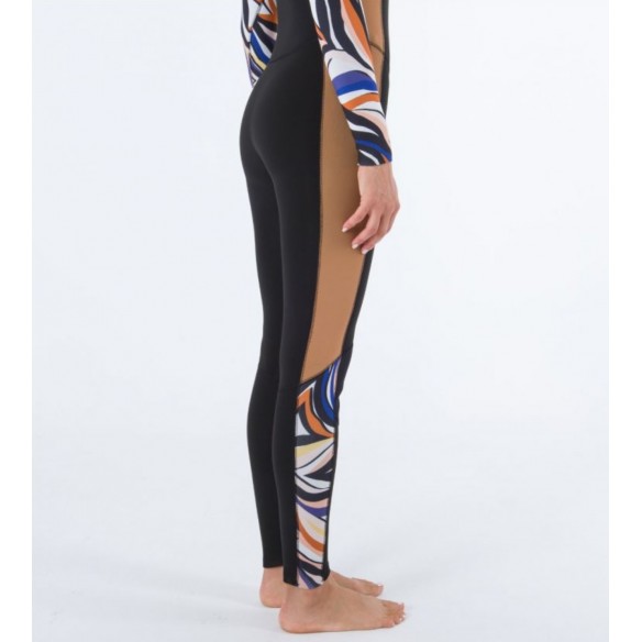 Neopreen Hurley Plus Womens 4/3mm Printed Aurora Green