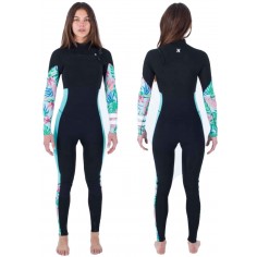 Neopren Hurley Plus Womens 3/2mm Printed Java Tropical