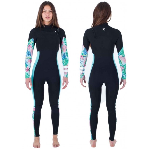 Fato Surf Hurley Plus Womens 3/2mm Printed Java Tropical