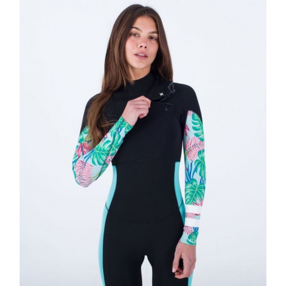 Wetsuit Hurley Plus Womens 3/2mm Printed Java Tropical