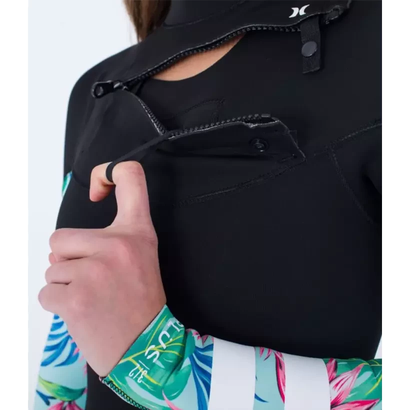 Wetsuit Hurley Plus Womens 3/2mm Printed Java Tropical