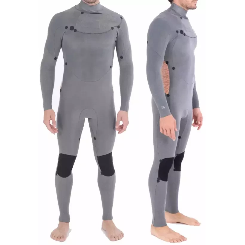 Wetsuit Hurley Advantage Kids 4/3mm Black/Red