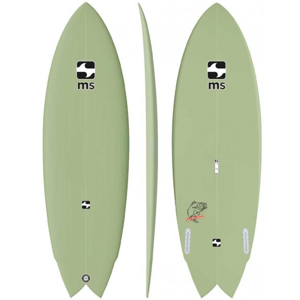 Tabla de surf MS Black Bass Modern Twin