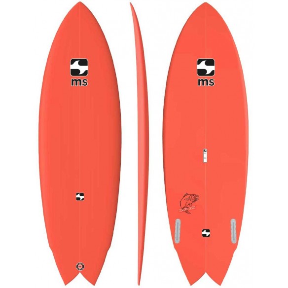 Surfboard MS Black Bass Modern Twin