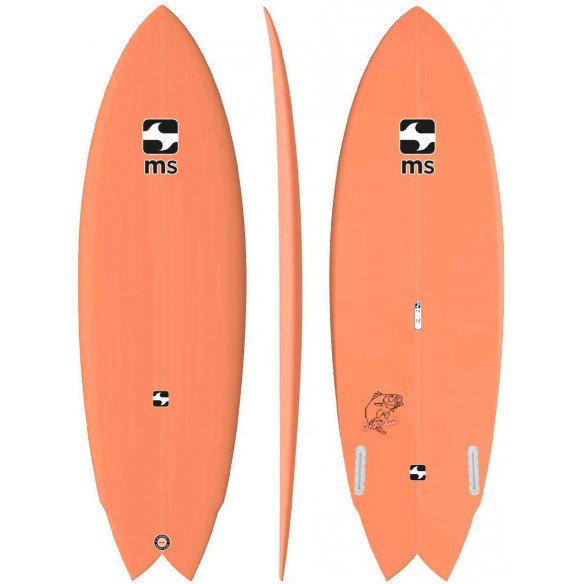 Tabla de surf MS Black Bass Modern Twin