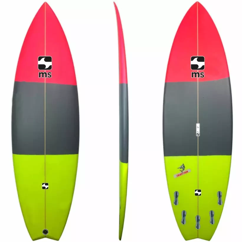 Surfbrett MS Crazy Fish