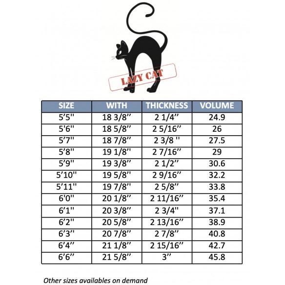 Surfboard MS Lazy Cat CFE