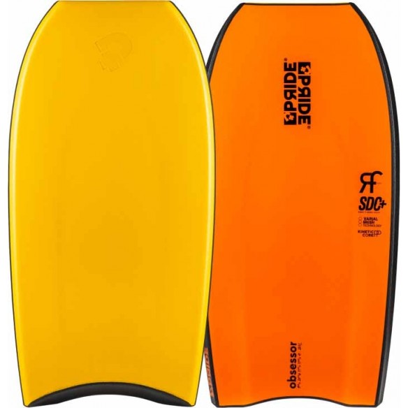 Bodyboard Pride Obsessor PP Radial Flex SDC+ Varial Tangerine/Orange
