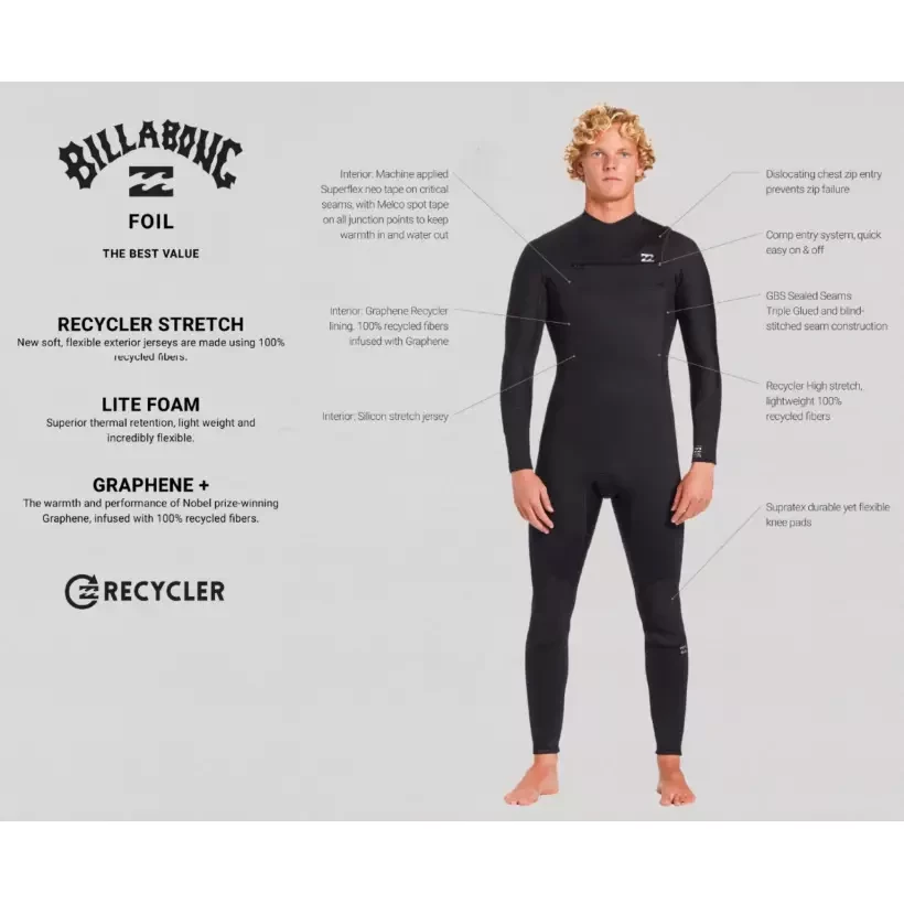 Billabong Foil 5/4mm CZ Black