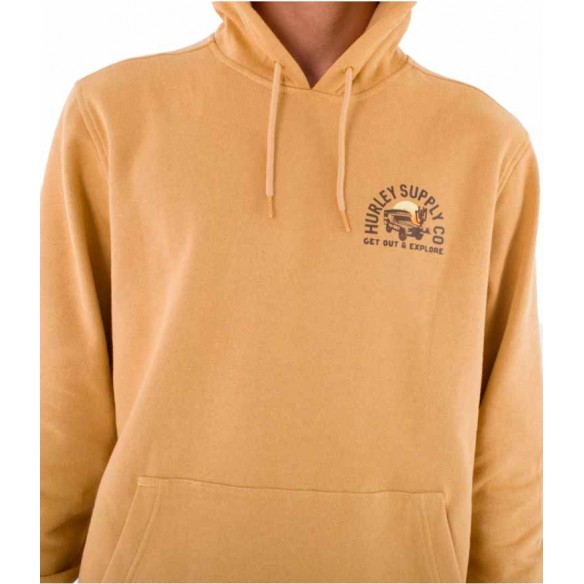 Sweat-shirt Hurley Deserted fleece Pebble