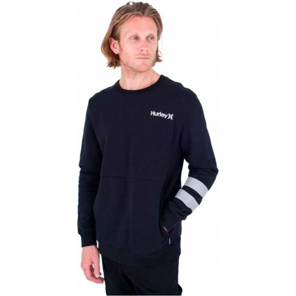 Sweatshirt Hurley Oceancare crew Black