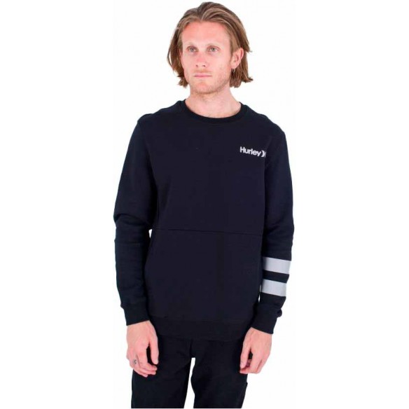 Sweatshirt Hurley Oceancare crew Black