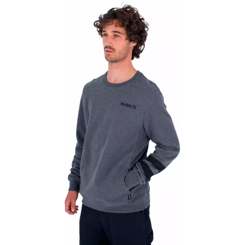 Suéter Hurley Oceancare crew Grey